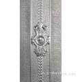 Piel de puerta de metal estampado de diseño elegante